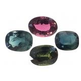 3 Dk Bl - Dk Gr Tourmaline OC 1.15 -1.35 CT Each
