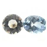 Brilliant Cut Russian Diamond 2.15 CT Aquam 2.4 CT