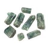 8 Green Tourmaline 19.35 Grams