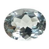 Lt BL Aquamarine OV 1.88 CT FLLS