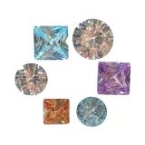 6 Sythetic Cubic Zirconia