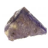Zoned TL Yellow & Purple Fluorite w Pyrite 5 oz