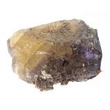 Zoned Yellow w Purple Fluorite w Pyrite 5.6 oz TW