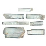 7 Blue Barite Crystals Stoneham CO 12.91 Grams