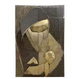 Mother & Child Abstract Metal Wall Sculpture 1980