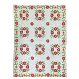 Early Floral Applique Quilt 80" x 62"