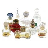 Glass Perfume Bottles Guerlain Nina Ricci Paris +