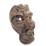 Early Asian Carved Wood Mask