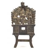 Carved Wood Kavadi Panel