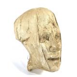 Plaster Human Head Sculpture