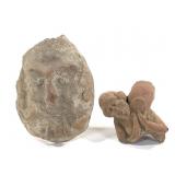 Early Clay Sculpture Fragments
