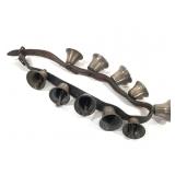 Vtg Leather Strap w/ Bells Attached