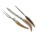 Antler Handle Carving Set