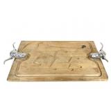 Bruce Fox Longhorn Wood Carving Board