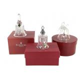 Waterford & Swarkovski Crystal Bells 3 Total