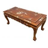 Mother of Pearl Inlaid Chinese Coffee Table