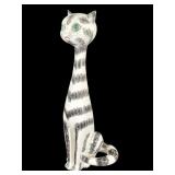 Italian Hand-Painted Ceramic Cat