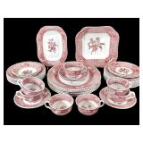 Spode Camilla Copeland Red Dinnereware Set