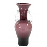 2007 Blenko Amethyst Urn Style Glass Vase