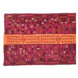 Hand Made Multi-Color Needlework Fabric