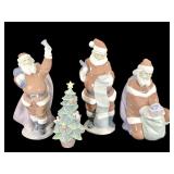 Lladro Santa & Christmas Tree Figures