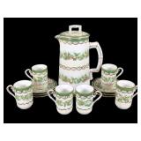Imperial Crown China Austria Tea Set
