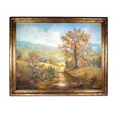 Oil on Canvas Margaret Anderson Fall Landscape