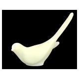 Fenton Satin Custard Glass Bird of Happiness
