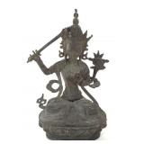Tibetan Buddhist Manjushri Statuette