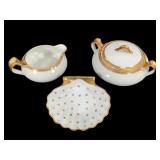 Haviland Limoges Sugar Creamer & Shell Dishes