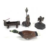 Cast Iron Figural Ashtrays