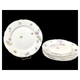 Leonard Vienna Austria Floral Porcelain Plates