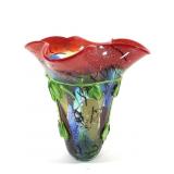 Dale Tiffany Creeping Jenny Art Glass Vase