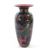 Mad Art Studio Abstract Dichroic Glass Vase
