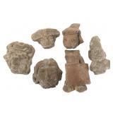 Early Clay Sculpture Fragments