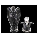 Swarovski & Baccarat Crystal Angel Figures