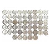 50 Silver Dimes