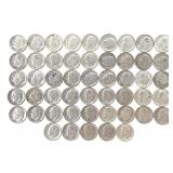 50 Silver Dimes