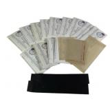 Stamp Collecting Supplies w Protective Mounts