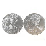 2-2018 American Silver Eagle 1oz $1 Coins