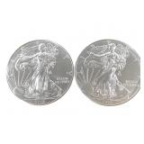 2-2018 American Silver Eagle 1oz $1 Coins