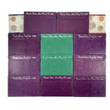 11 Proof Sets; 1986 - 1997, missing few years plus