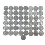 49 Steel Lincoln Cents mixed mints and condition