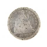 1853 Seated Half Dime w Arrows