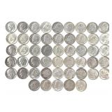 50 Silver Dimes