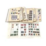 Large Collection Loose Album Pages World US Stamps