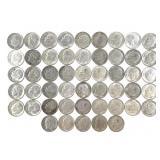 50 Silver Dimes