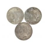 1922 US Silver Peace Dollars 3