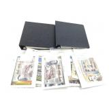 Sealed & Unused Stamp Blocks + Empty Albums