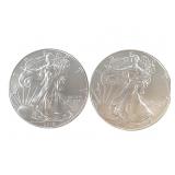 2-2019 American Silver Eagle 1oz $1 Coins